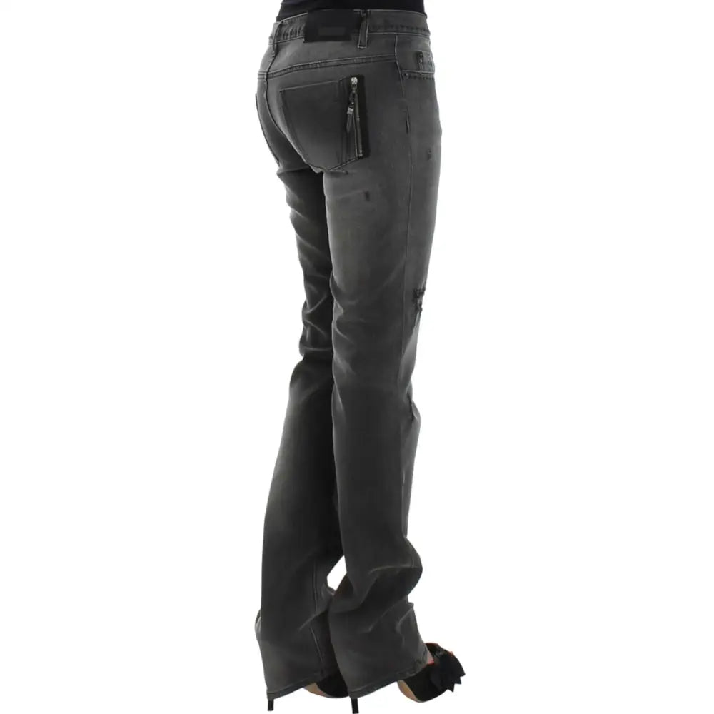 Costume National Gray straight leg jeans