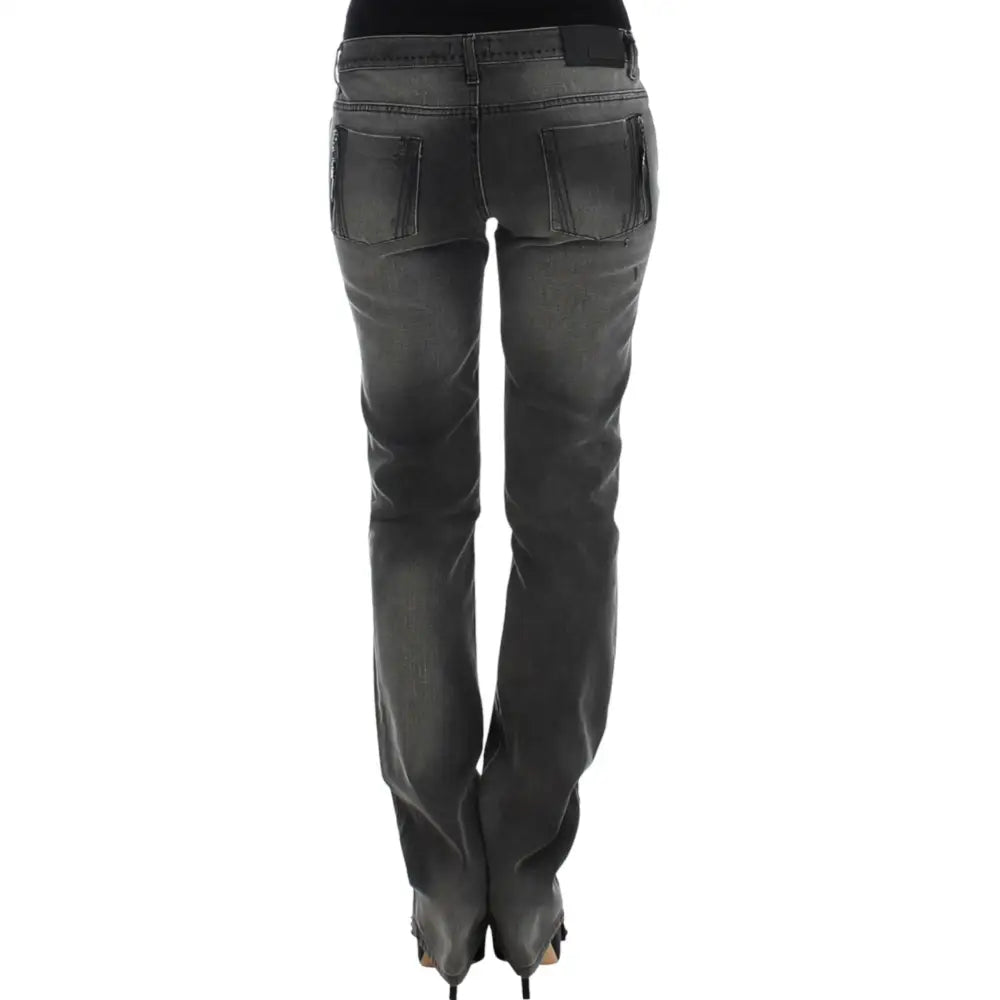 Costume National Gray straight leg jeans