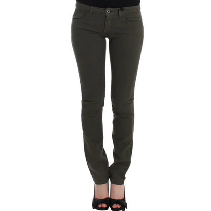Costume National Green slim leg jeans