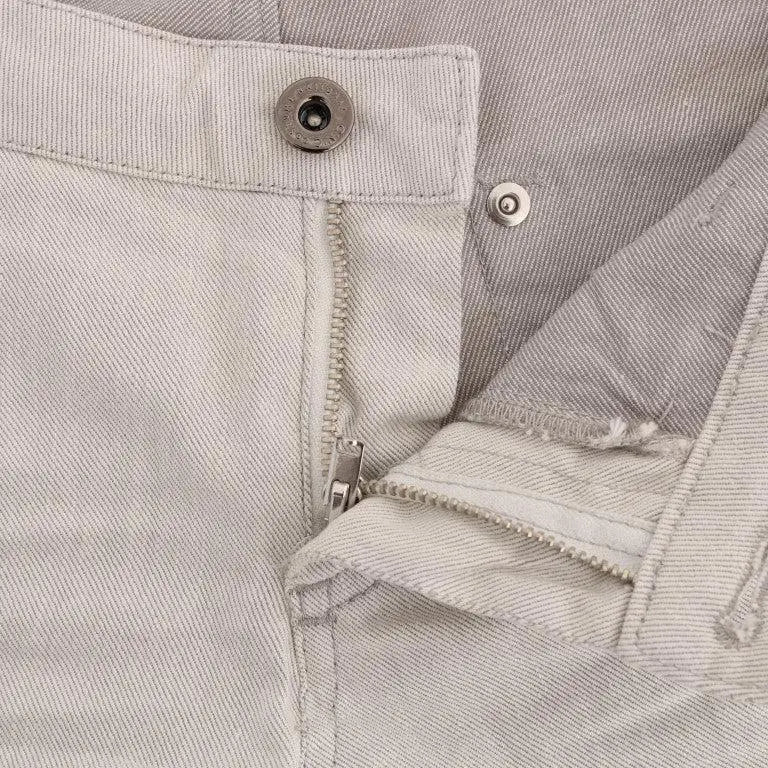 Costume National White Cotton Stretch Slim Jeans