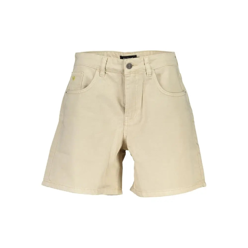 Desigual Beige Cotton Short