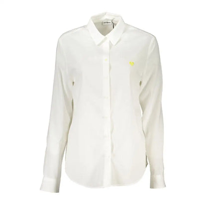Desigual White Cotton Shirt - Bluser