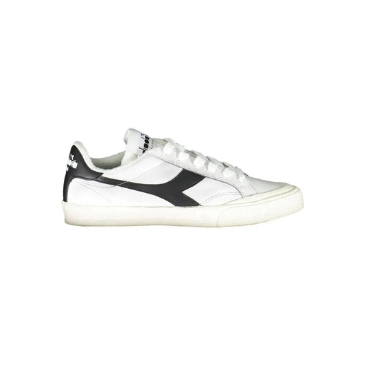 Diadora White Fabric Sneakers - Sneakers