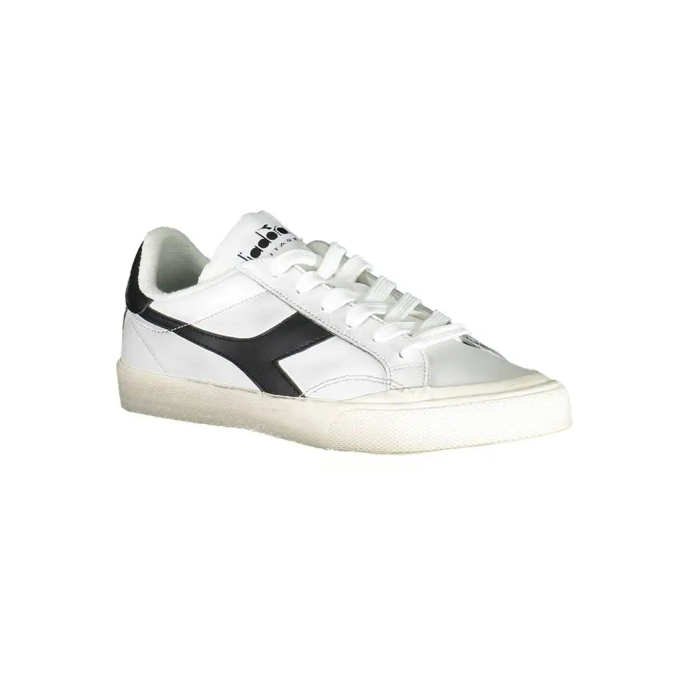 Diadora White Fabric Sneakers - Sneakers