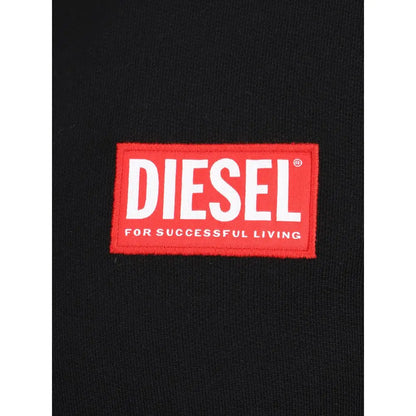 Diesel Black Cotton Sweatshirt - Sweatshirts