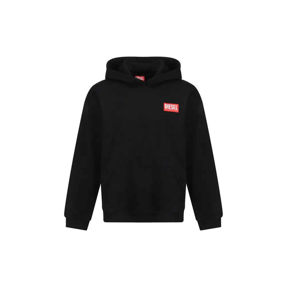 Diesel Black Cotton Sweatshirt - Sweatshirts