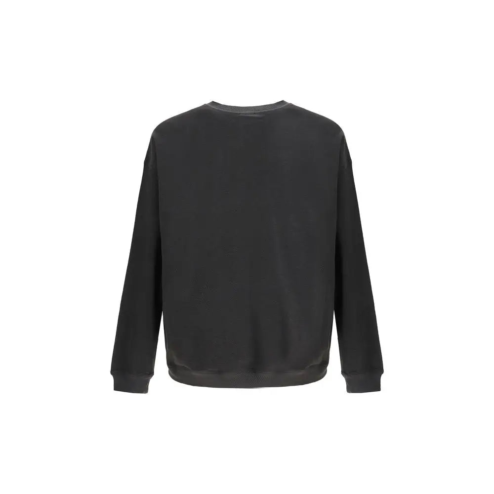 Diesel Black Cotton Sweatshirt - Sweatshirts