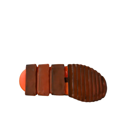 Dolce & Gabbana Black White Orange Slip On Sorrento Sneakers Shoes