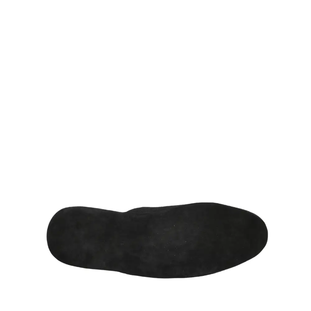 Sort sorte suede sål på Dolce & Gabbana slippers, outlet mærkevarer 100% originale