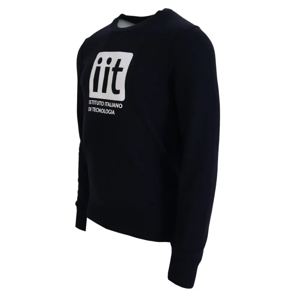 Dolce & Gabbana pullover sweater in gabbana blue cashmere with IIT logo
