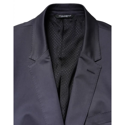 Dolce & Gabbana Blue Single Breasted MARTINI 2 Piece Suit - Jakkesæt