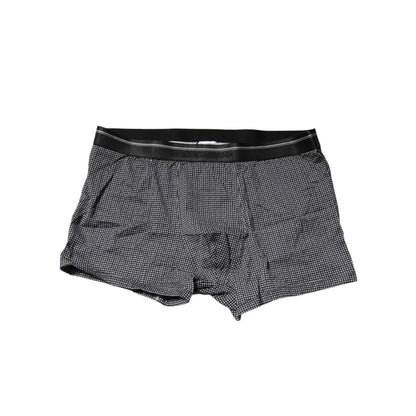 Dolce & Gabbana Gray Printed Cotton Boxer Short Underwear