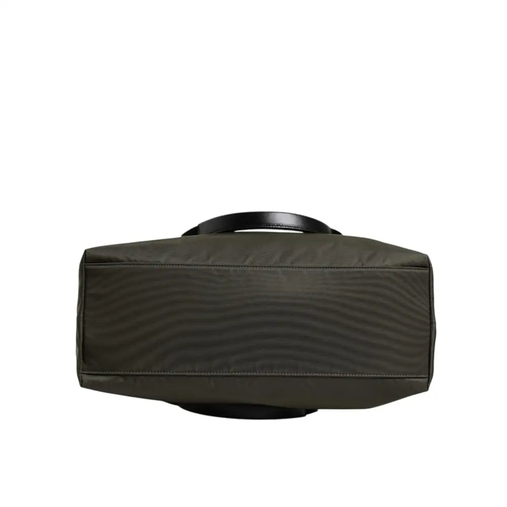 Dolce & Gabbana Military Green Nylon Shoulder Strap Tote Bag