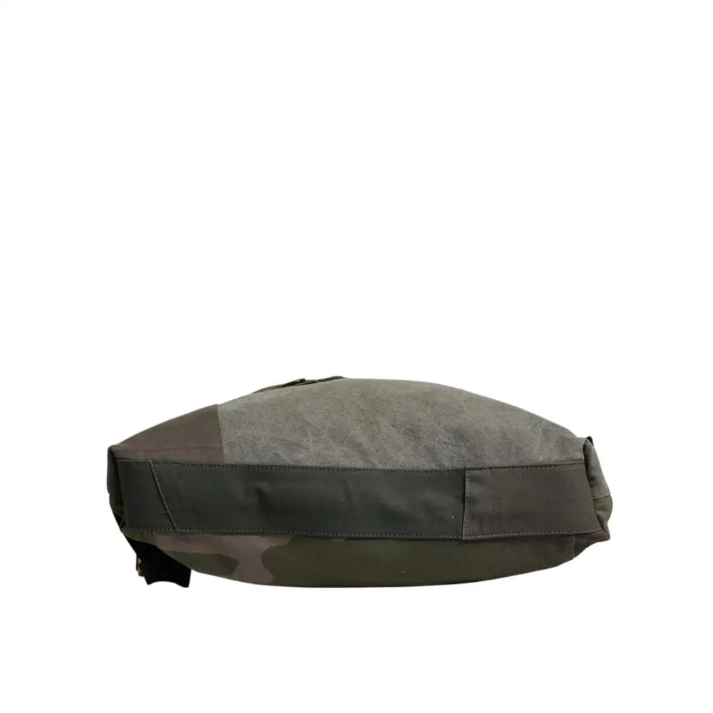 Dolce & Gabbana Military Green Patchwork Rucksack Backpack Bag