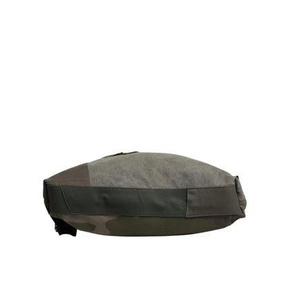 Dolce & Gabbana Military Green Patchwork Rucksack Backpack Bag