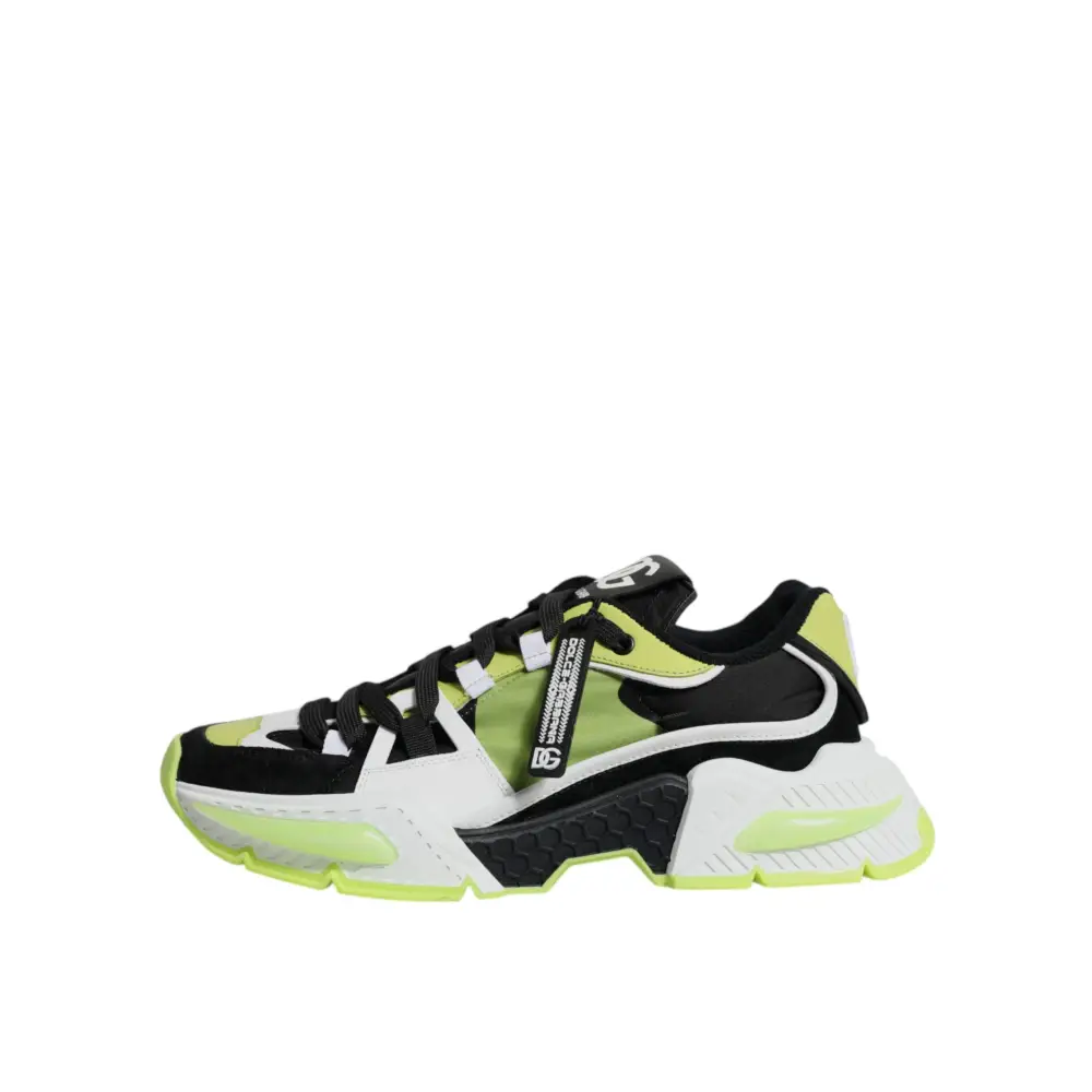 Dolce & Gabbana Multicolor Airmaster Low Top Sneakers Shoes - Sneakers