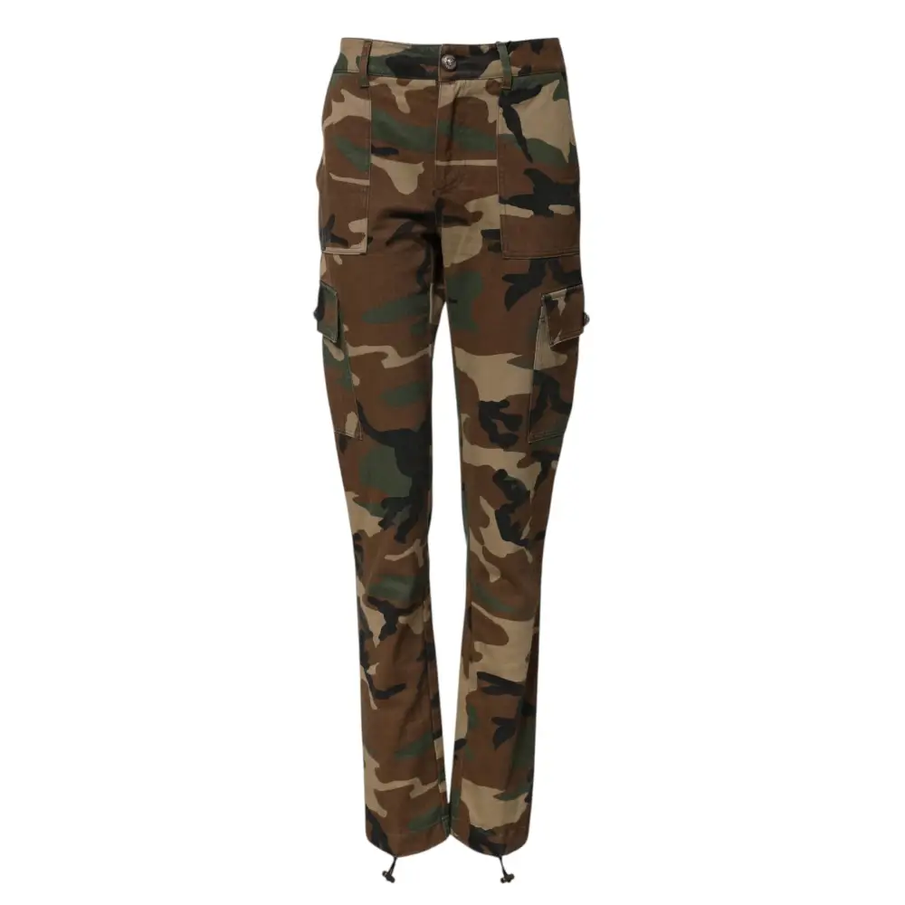 Dolce & Gabbana Multicolor Camouflage Cargo Pants - Bukser