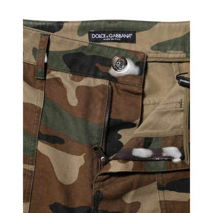 Dolce & Gabbana Multicolor Camouflage Cargo Pants - Bukser