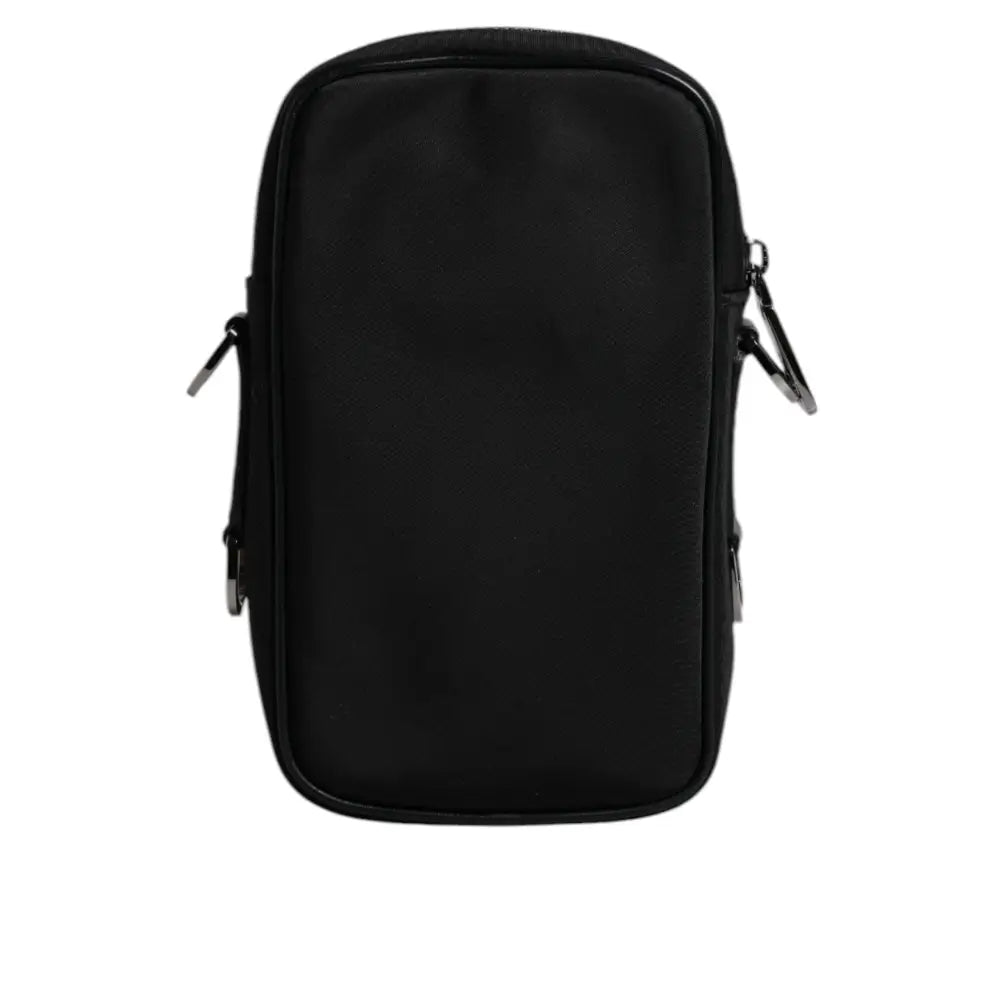 Dolce & Gabbana Multicolor Leopard Jacquard Logo Plaque Neck Strap Bag