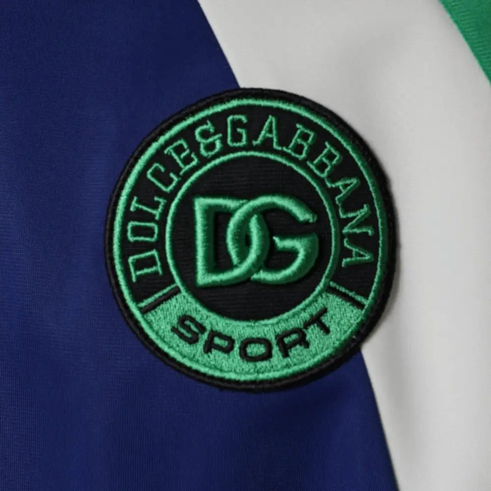 Dolce & Gabbana Multicolor Polyester Full Zip Bomber Jacket