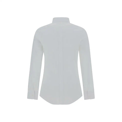 Dolce & Gabbana hvid langærmet skjorte, 100% originale brands, spar 30–70%