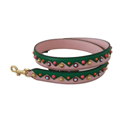 Dolce & Gabbana Shoulder Strap Leather Pink Handbag Accessory