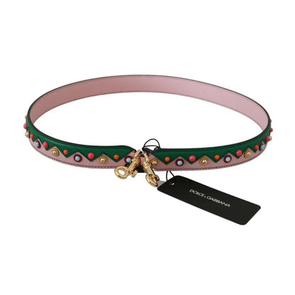 Dolce & Gabbana Shoulder Strap Leather Pink Handbag Accessory