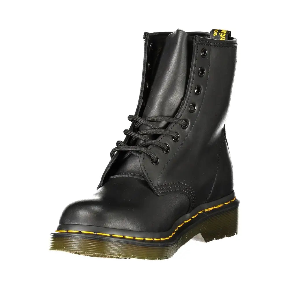 Dr. Martens black polyester ankle boot i sort sort sort