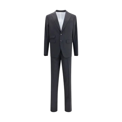 Sleek Dsquared² London suit i mørkegrå to-dels med tilpasset pasform