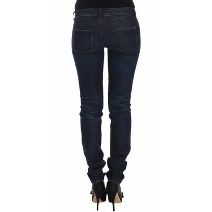 Ermanno Scervino Blue Slim Jeans Denim Pants Skinny Leg Stretch