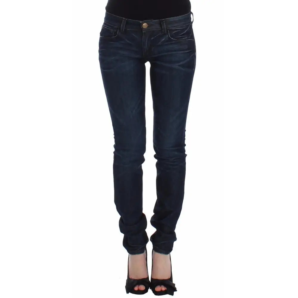 Ermanno Scervino Blue Slim Jeans Denim Pants Skinny Leg Stretch