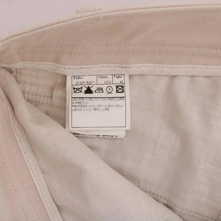 Ermanno Scervino White Slim Fit Casual Jeans