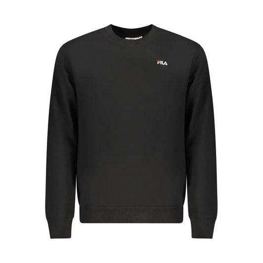 Filas sorte økologisk bomuld herresweatshirt med logo