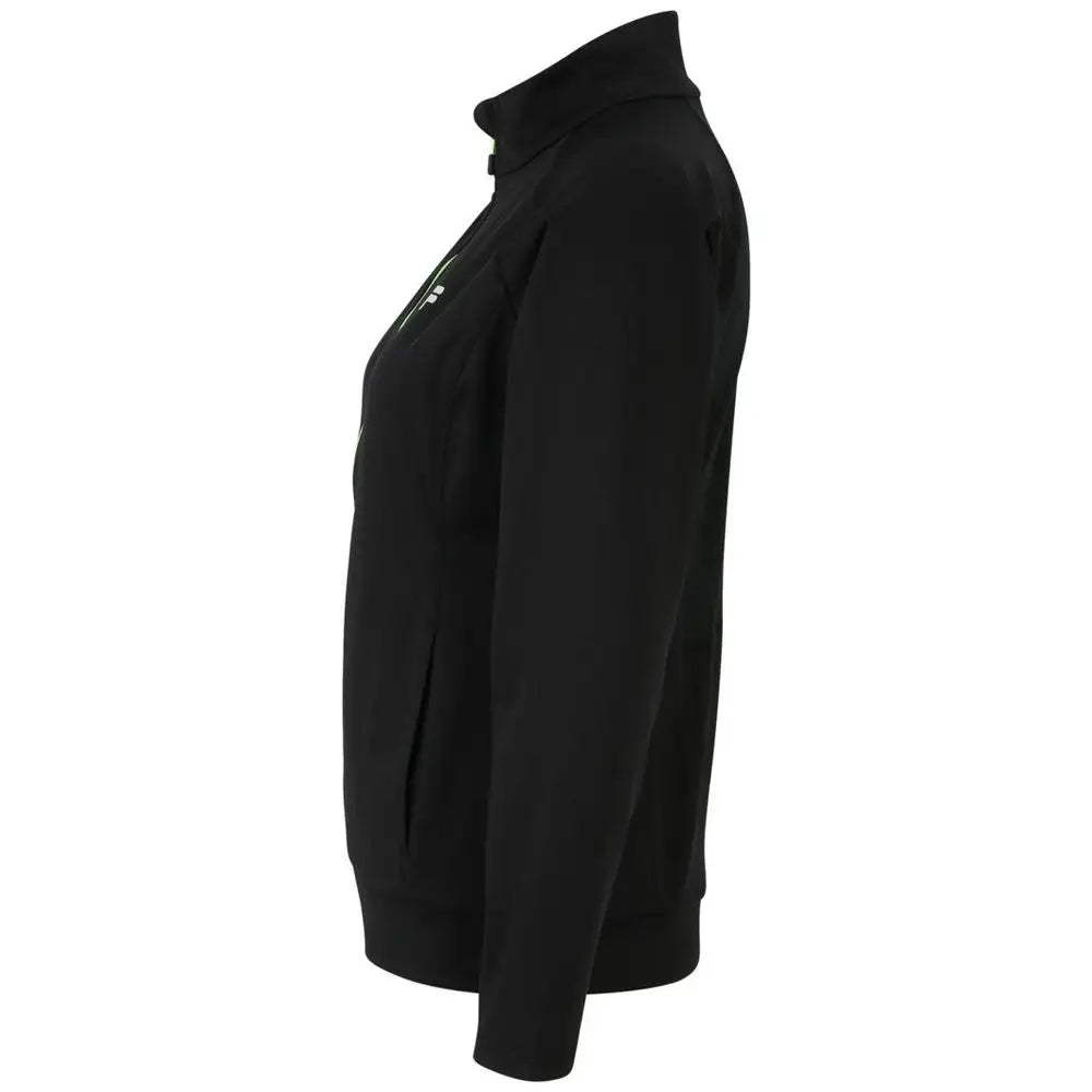 Sort polyester sweatshirt fra Fila i sort med Yonex-logo