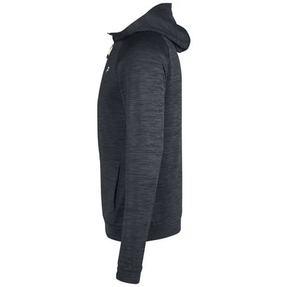 Fila grå polyester sweatshirt med lynlås og tekstur, spar 30-70% på mode