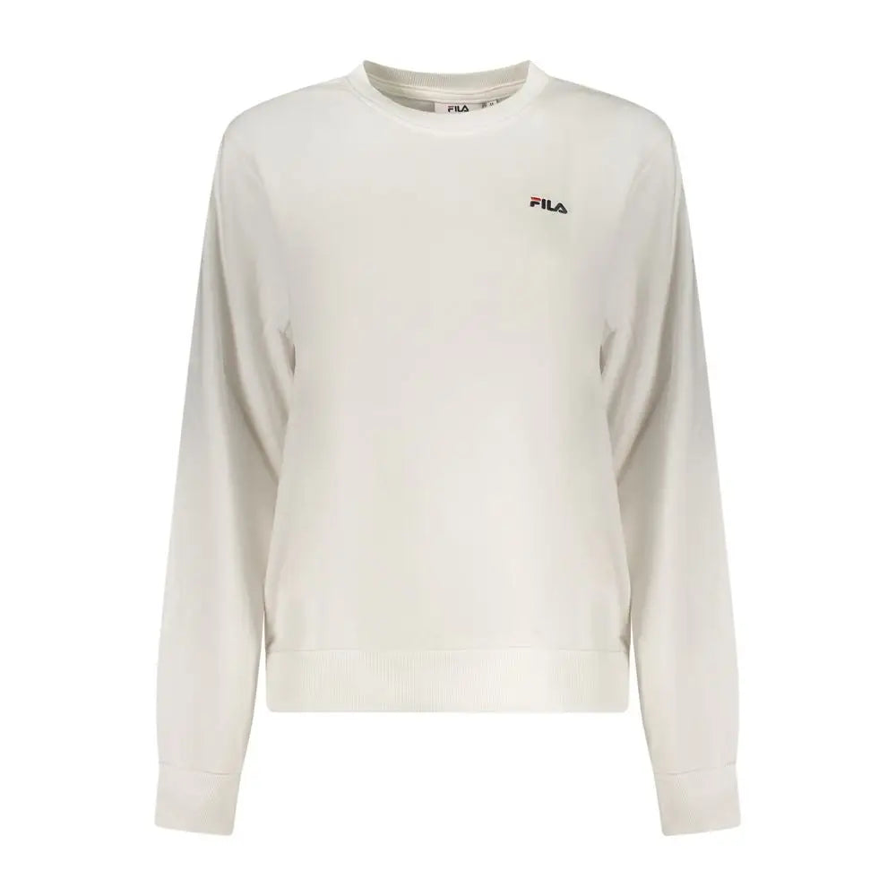 Fila’s hvide sweatshirt i cremfarvet bomuld med logo