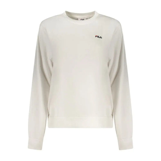 Fila’s hvide sweatshirt i cremfarvet bomuld med logo
