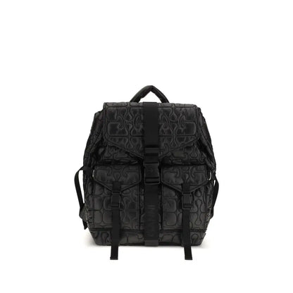 Ganni Black Recycled Polyamide Backpack