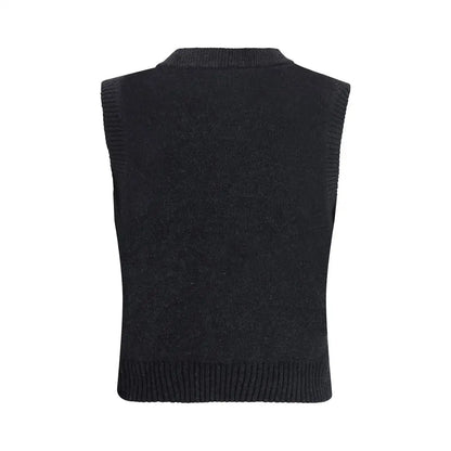 Ganni Black Wool Sweatshirt - S - Sweatshirts
