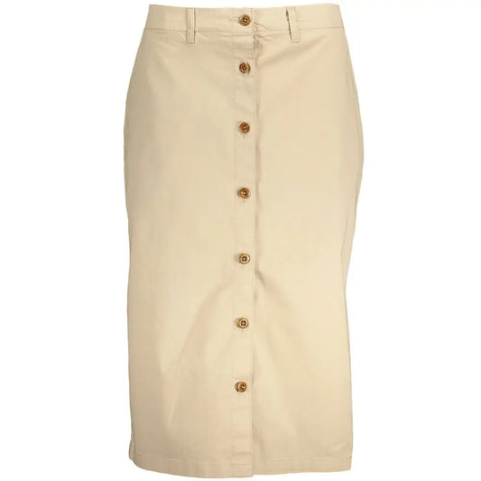 Gant Beige Cotton Women Skirt