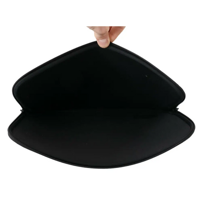 Gant Sort padded sort padded pouch med lynind og lynlås i sort