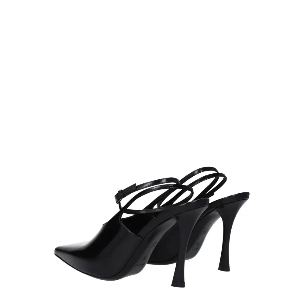 Givenchy Black Leather High Heel Pumps
