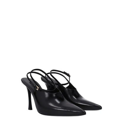 Givenchy Black Leather High Heel Pumps