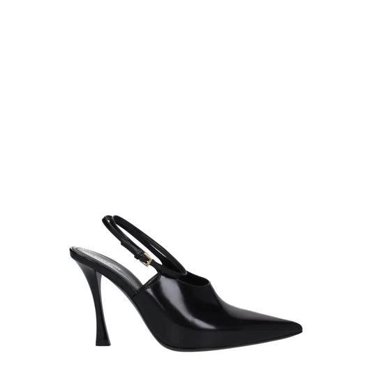 Givenchy Black Leather High Heel Pumps