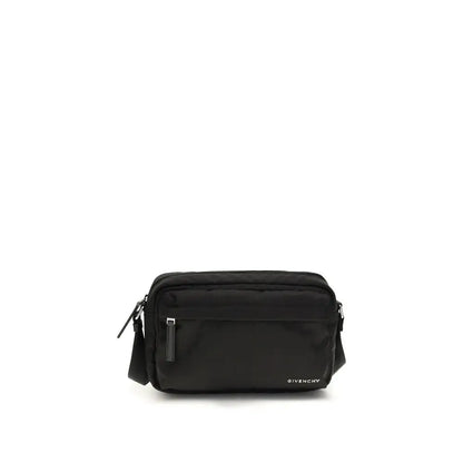 Givenchy black polyamide shoulder bag with sleek nylon design
