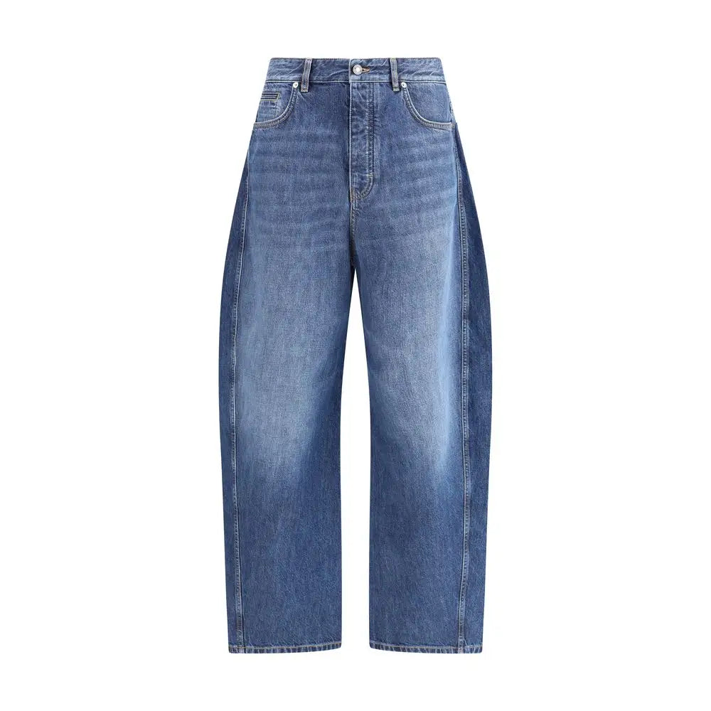 Givenchy oversized jeans i høj talje, wide-leg blå denim, spar 30-70% på mode