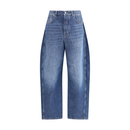Givenchy oversized jeans i høj talje, wide-leg blå denim, spar 30-70% på mode