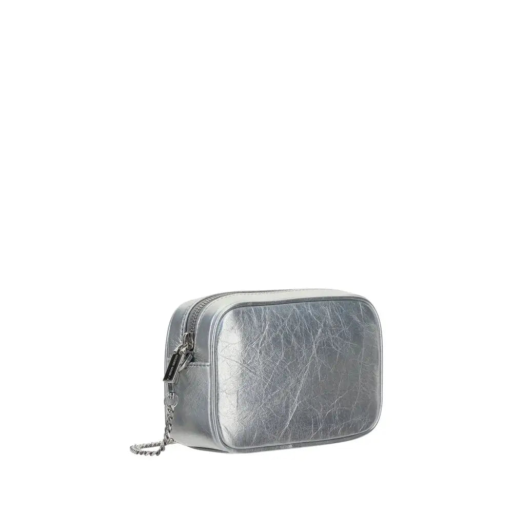 Golden Goose introducerer sølv metallic crossbody skulder taske med kæde