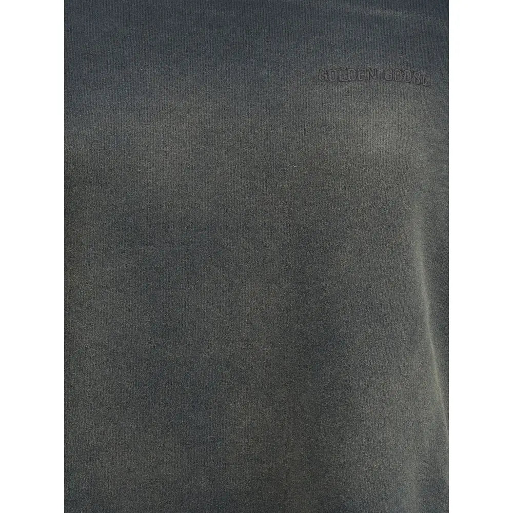 Mørkegrå Golden Goose oversized sweatshirt med subtil tekstureret stof