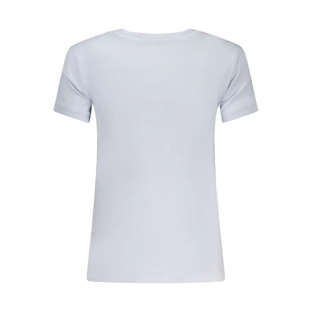 Guess Jeans Azzurro cotton white short-sleeved women’s t-shirt